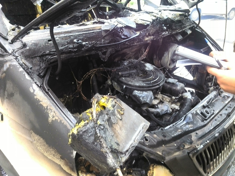 В Борисоглебске полицейскими задержан подозреваемый в угоне и поджоге автомобиля