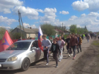 Сельские школьники Борисоглебского округа организовали  забег в честь Дня Победы 