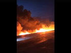 В соседней с Воронежской Саратовской области – страшный пожар: загорелся мазут