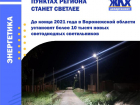 Более 900 современных светодиодных светильников появятся на сельских улицах Грибановского, Новохоперского и Терновского районов