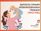 Семьи мобилизованных из Воронежской области приглашают в МФЦ за оформлением пособий