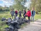  90 мешков мусора собрали на берегу Вороны волонтеры Борисоглебска 