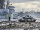 Зимние танковые занятия прошли на полигонах Воронежской области 