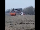 Добычу песка у села Макашевка Борисоглебского округа сняли на видео