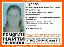 В Новохоперском районе разыскивают пропавшую месяц назад пенсионерку