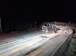 «Фольксваген» врезался в трактор на вечерней дороге в Воронежской области