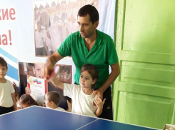 Борисоглебские дошколята открыли для себя настольный теннис