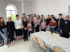   В храме г. Борисоглебска прошла встреча с многодетными  