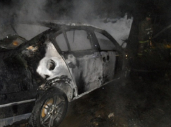 Минувшим вечером в Поворино сгорел автомобиль