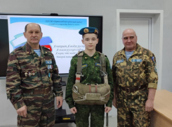 Урок мужества с боевыми гостями провели на базе Борисоглебского кадетского корпуса
