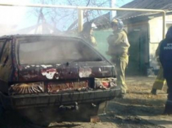 В Борисоглебском селе Макашевка сгорел легковой автомобиль
