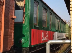 «Поезд Победы», который ждут в Поворино, сняли на видео