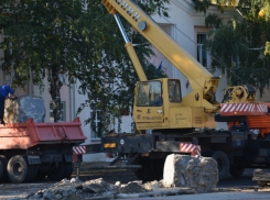 В Поворино памятник Ленину убрали с центральной площади города