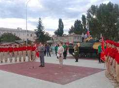 В Поворино состоялось торжественное открытие сквера «Патриот» 