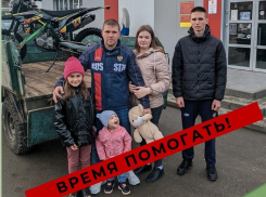 Семья пожарного из Поворинского района передала в зону СВО новый мотоцикл
