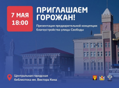 Борисоглебцам расскажут о концепции благоустройства улицы Свободы