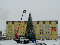 В Борисоглебске приступили к демонтажу главной новогодней елки