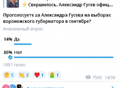 «Блокнот» попытался найти озвученные «60% поддержки» губернатора Гусева, но почему-то не нашел