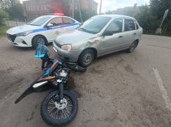 Еще одного несовершеннолетнего мотоциклиста сбили в Борисоглебске