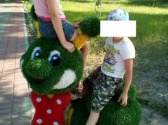 Необдуманный поступок родителей в Театральном парке Борисоглебска возмутил нашу подписчицу