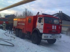 В Борисоглебске произошел большой пожар