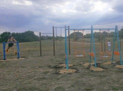Жители села Малые Алабухи 2-е могут сделать шаг к здоровью на уличных спортивных тренажерах