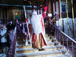 Дед Мороз из Великого Устюга приехал на Старый Новый год в Воронежскую область
