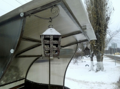 В Борисоглебске установили второй остановочный павильон, стилизованный под фаэтон
