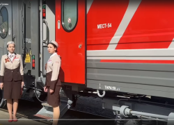 Губернатор Воронежской области осмотрел новые вагоны поезда до Москвы