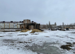 В Поворино началось возведение крыши нового храма