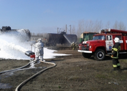 В Поворино  спасатели ликвидировали "пожар» на железной дороге
