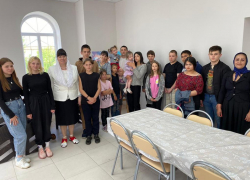   В храме г. Борисоглебска прошла встреча с многодетными  