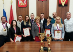 В Борисоглебской администрации чествовали победителей Спартакиады ГТО 