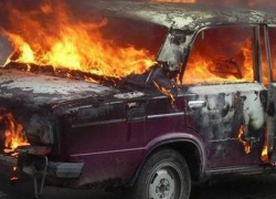 Ночью на трассе «Курск – Саратов» в Грибановском районе сгорела «семерка».