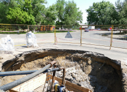 В Борисоглебске произошла очередная  авария канализационного коллектора