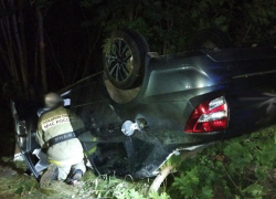 Два человека пострадали в улетевшем в кювет автомобиле в Грибановском районе