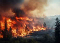 В августе Воронежская область оказалась в красной зоне пожарной опасности