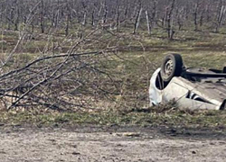 Автоледи на «Гранте» перевернулась на трассе М-4 в Воронежской области