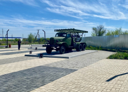 Макет «Катюши» установили в Борисоглебском парке «Патриотов»