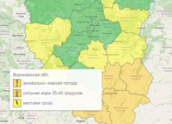Гидрометцентр установил оранжевый уровень опасности в Воронежской области