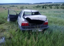  Водитель на «Нексии»  улетел с дороги в поля  Терновского района: в авто было трое детей 