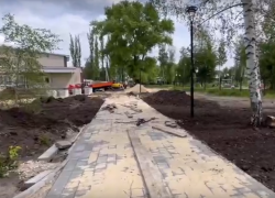 В селе Терновского района продолжаются работы по благоустройству 