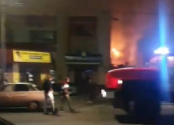 На Центральном рынке в Борисоглебске вспыхнул пожар