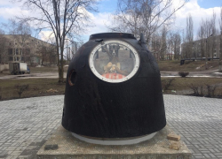 В Борисоглебске установили капсулу космического аппарата «Союз МС»