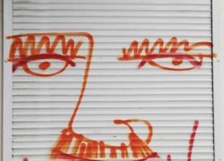 Усы Алексея Гордеева увековечили в граффити в Воронеже