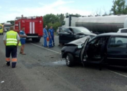 На Грибановской горе столкнулись две «легковушки»