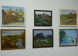 Работы пленэра «На земле Бориса и Глеба» выставили в правительстве Воронежской области