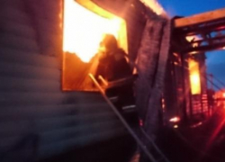 Ночью в селе Танцырей Борисоглебского района сгорел магазин