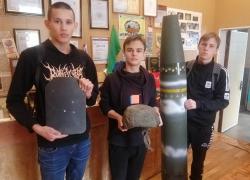 Обломок натовской ракеты передали в Борисоглебскую  музейную экспозицию СВО 