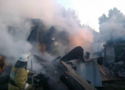 В Грибановском районе сгорел дом